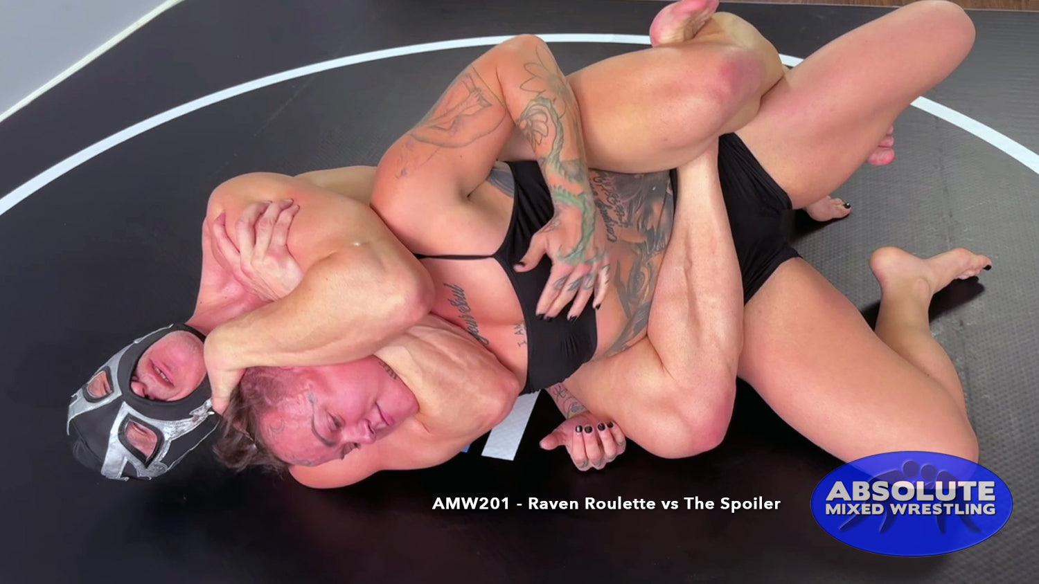 Raven Roulette vs The Spoiler competitive mixed wrestling