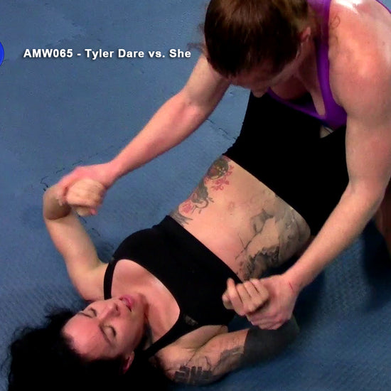 Tyler Dare female competitive submission wrestling