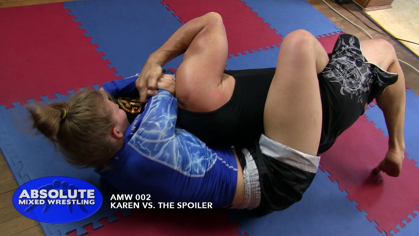 Karen rear-naked choke The Spoiler Absolute Mixed Wrestling